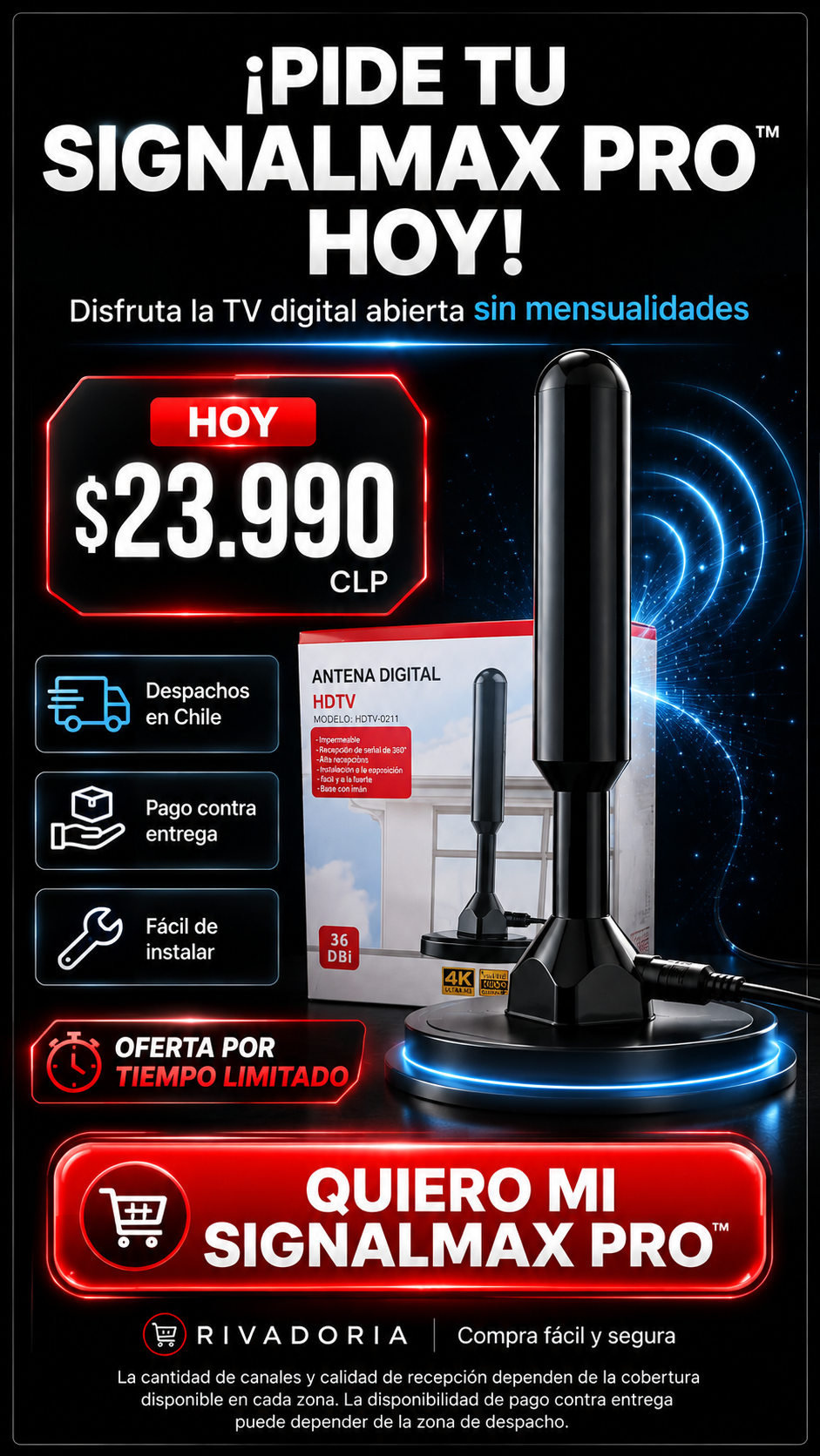 SignalMax Pro™ – Antena Digital HD
