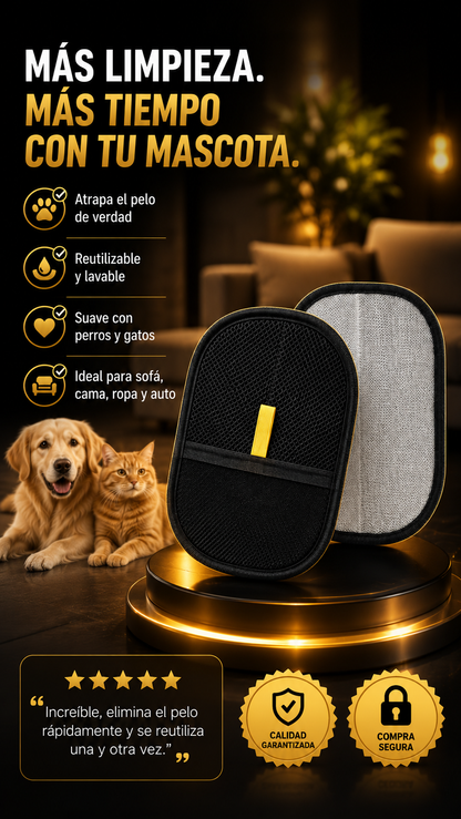 PeluStop – Guante Quitapelos para Mascotas