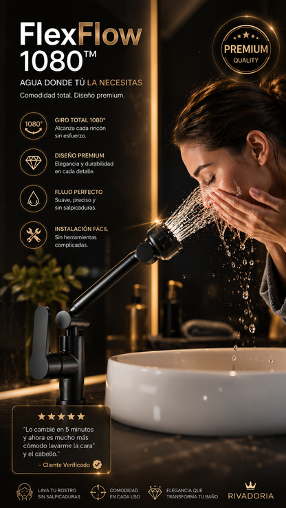 FlexFlow 1080™ - Grifo Rotación 360