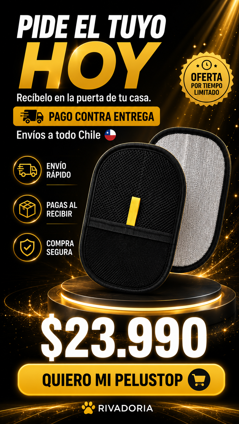 PeluStop – Guante Quitapelos para Mascotas