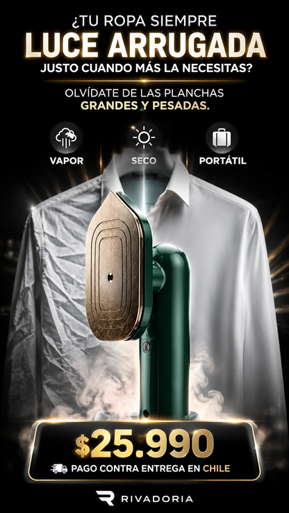 SteamPress Pro™- Plancha Portátil Premium con Vapor
