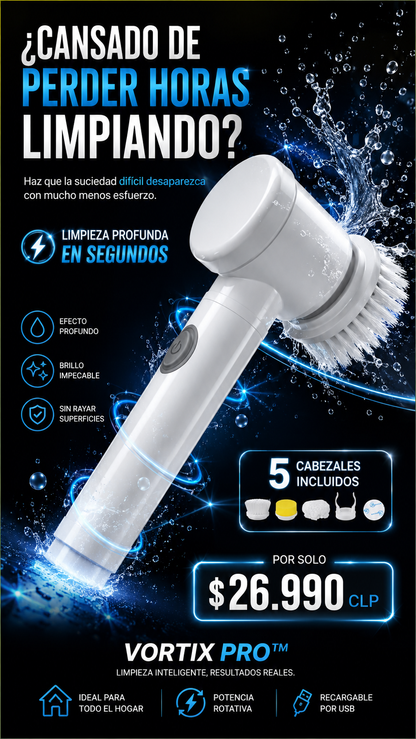 Vortix Pro™-Cepillo Eléctrico Inteligente 5 en 1