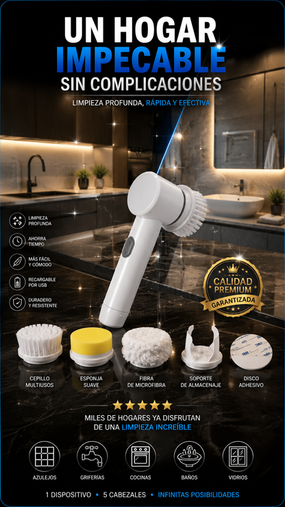 Vortix Pro™-Cepillo Eléctrico Inteligente 5 en 1