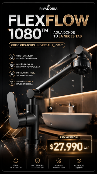 FlexFlow 1080™ - Grifo Rotación 360