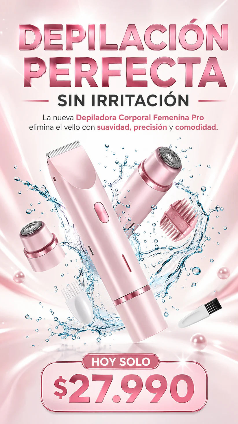 Depiladora Corporal Femenina Pro