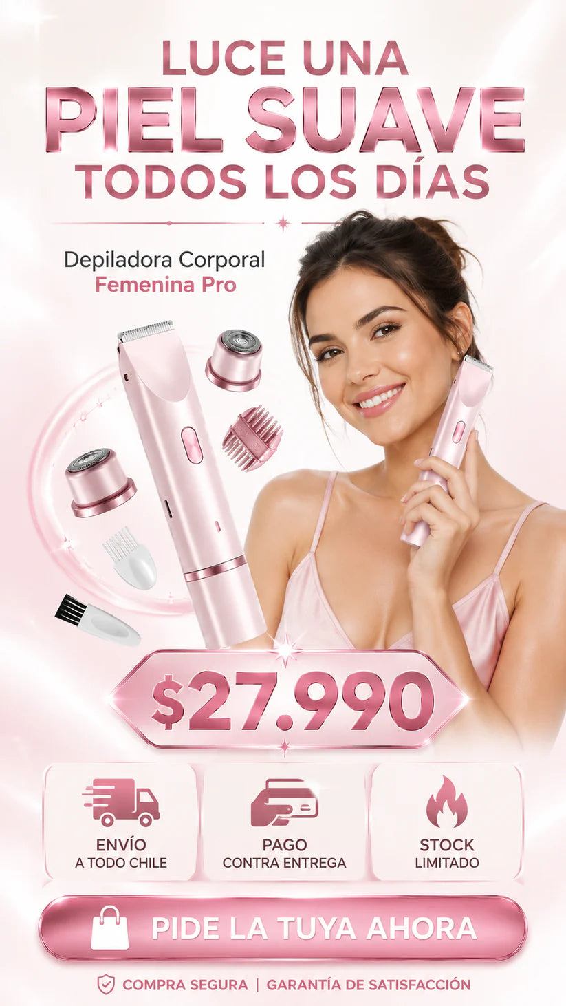Depiladora Corporal Femenina Pro