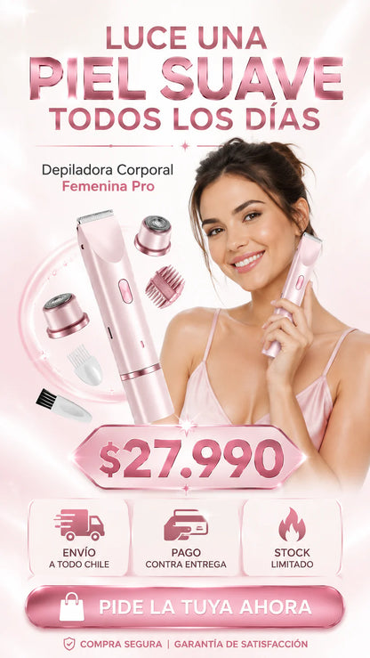 Depiladora Corporal Femenina Pro